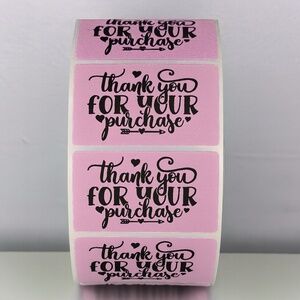 Thank You For Your Purchase Stickers – Small Business Packaging Labels 2"